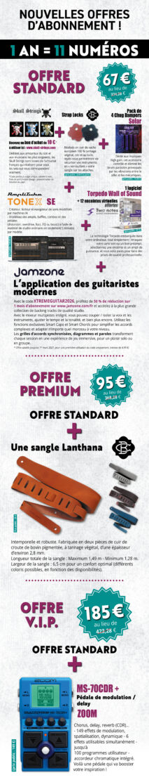 Abonnement papier | Guitare Xtreme