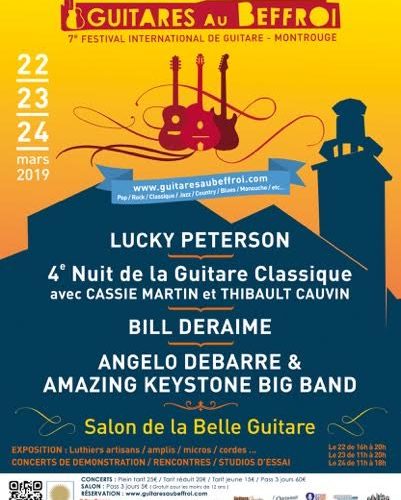 Guitares au Beffroi – du 22 au 24 mars 2019