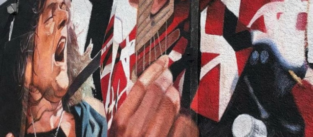 Eddie Van Halen immortalisé au Guitar Center