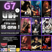 LNA Effects fête ses 15 ans… avec le G7!