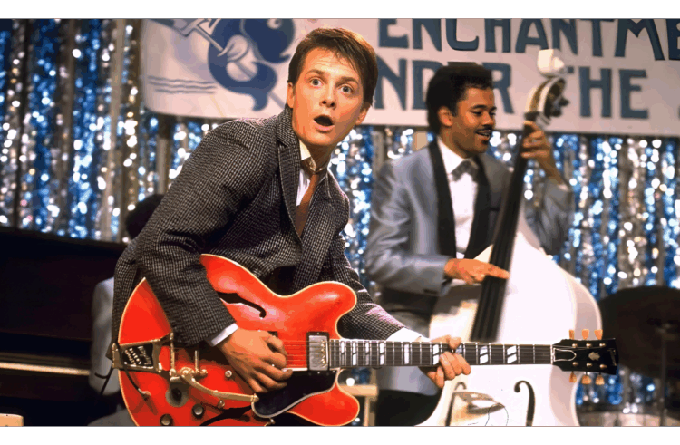 la GIBSON ES-345 de Retour vers le futur is wanted!